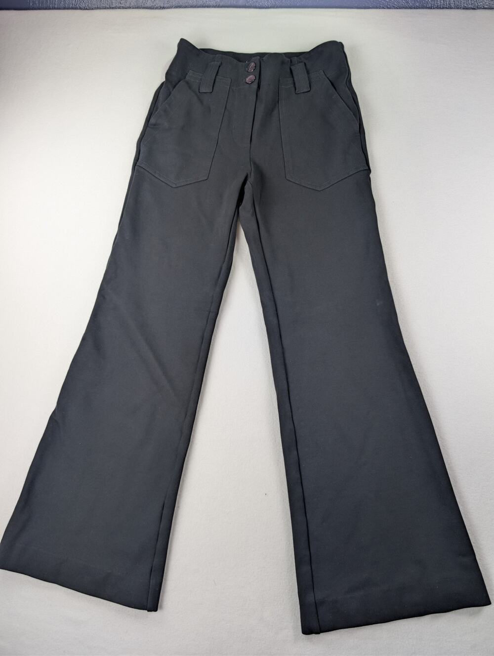 Maeve by Anthropologie Black Wide Leg Pants Women’s 0 High Rise Stretch